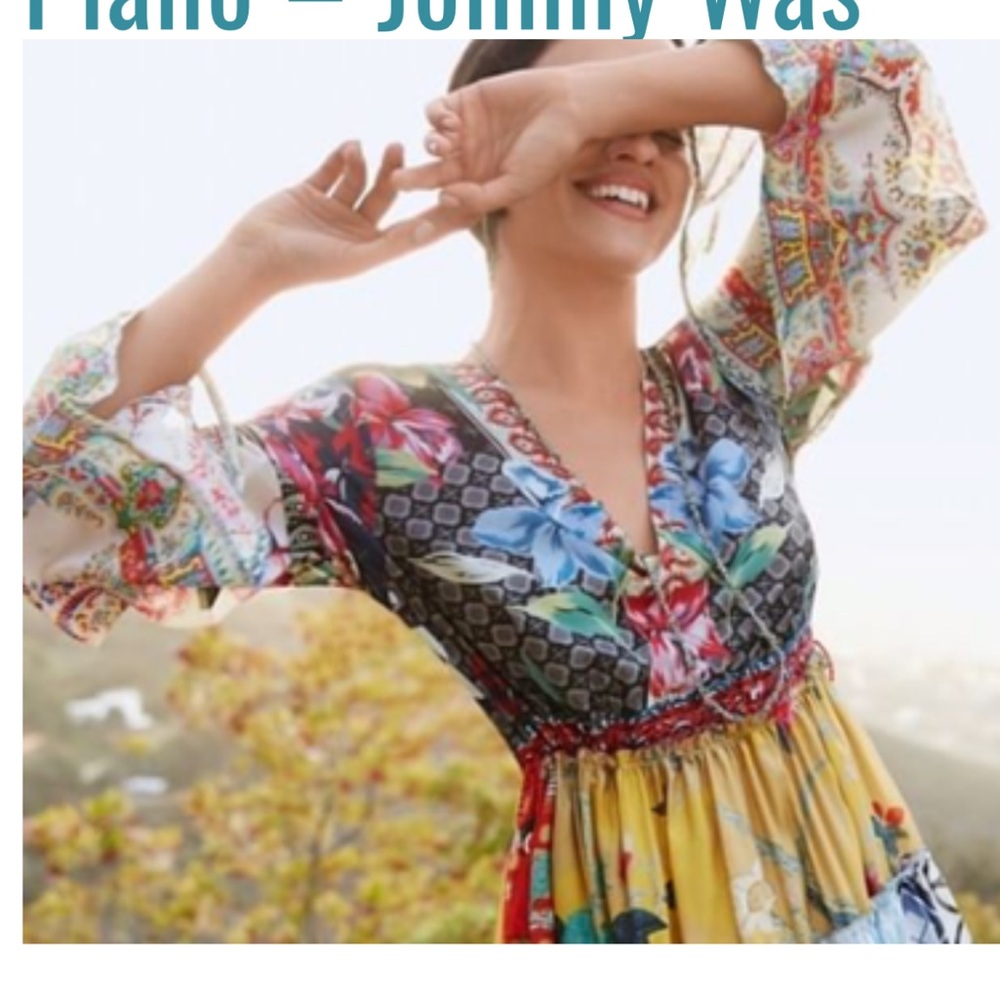 JOHNNY WAS DUNAS DRESS SZ S NWT